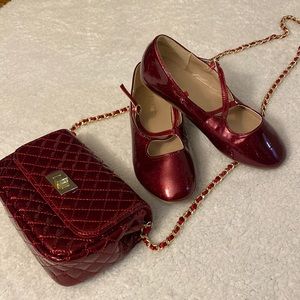 Childrens place matching purse and shoes